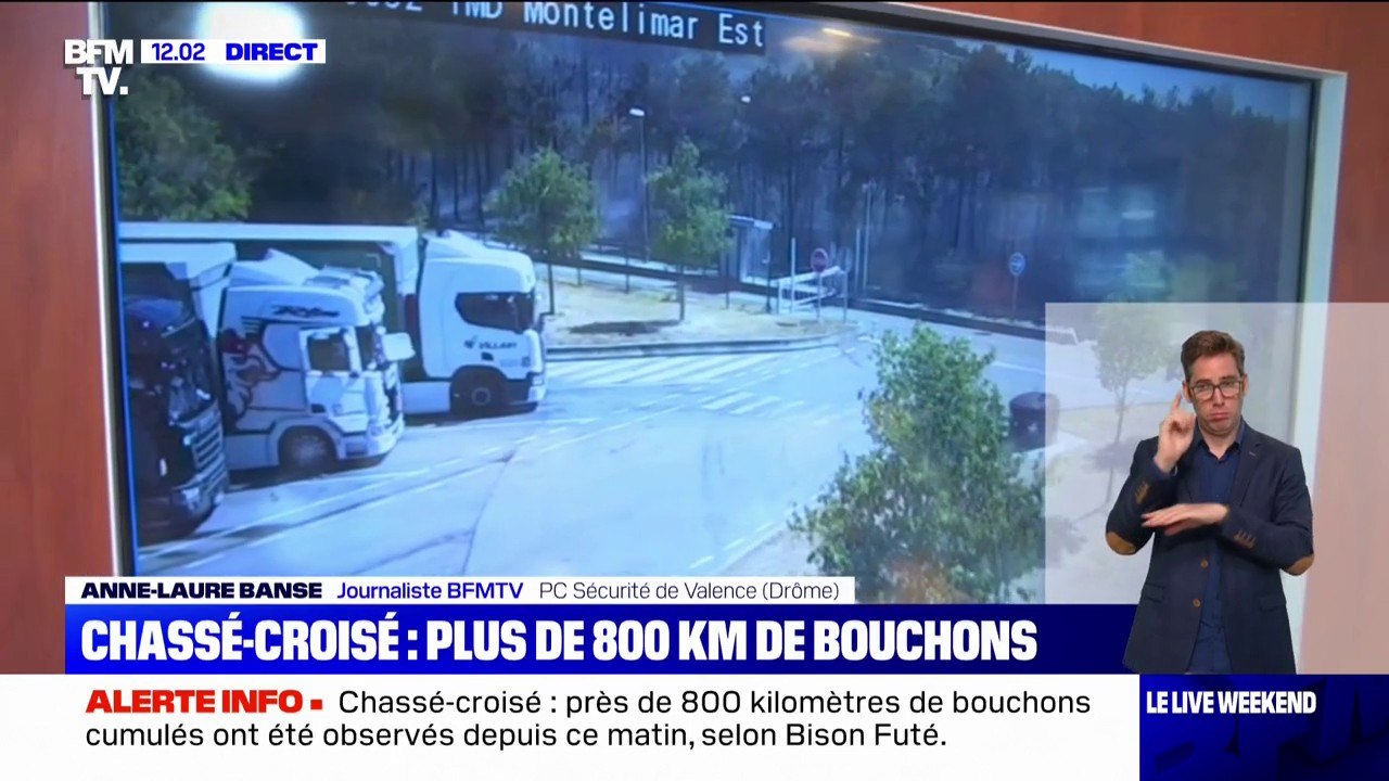 Départs en vacances: la circulation des TGV interrompue au sud de Valence en raison d'un feu de végétation