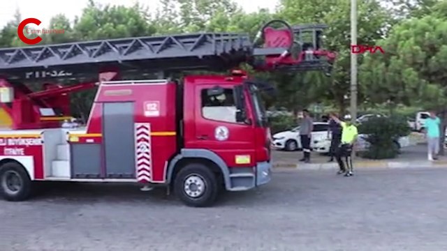 Denizli Emniyet Müdürlüğü'nün lojistik deposunda yangın