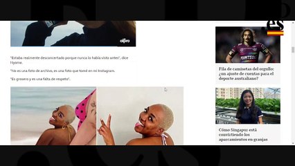 Una de las modelos cuya imagen ha sido utilizada sin su consentimiento