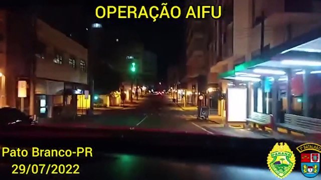 Operação AIFU ocorreu na noite desta sexta-feira em Pato Branco