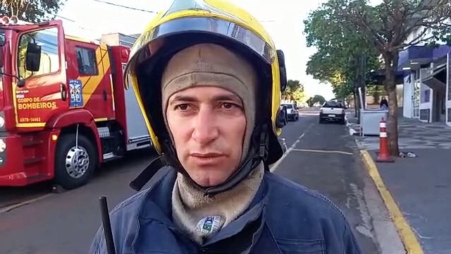 Entrevista com Sargento Celerino, do Corpo de Bombeiros de Umuarama, após resgate em betoneira