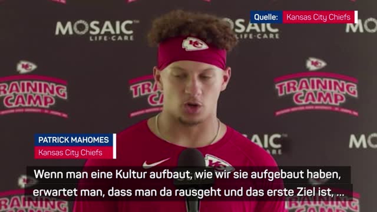 Mahomes: 'Wollen AFC West gewinnen'
