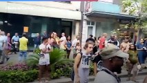 Civitanova, la protesta dopo l'omicidio di Alika: bloccato Corso Umberto