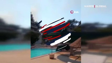 Marmaris yangınında yanan otelin müşterilerinin panik anlarının görüntüleri ortaya çıktı