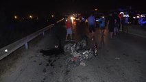 Son dakika haberleri | Motosikletliler çarpıştı, arkadan gelen otomobil yaralılara çarptı: 1 ölü, 1'i bebek 3 yaralı