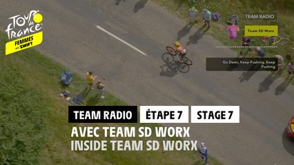 Avec Team SD Worx / Inside Team SD Worx - Étape 7 / Stage 7 - #TDFF2022