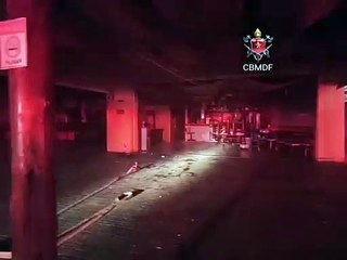 Incêndio em restaurante de Vicente Pires deixa cozinha destruída