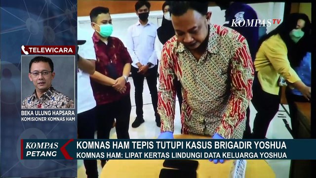 Dialog Komnas HAM Jawab Pertanyaan Pengacara Keluarga Brigadir Yoshua Soal Kertas yang Dilipat
