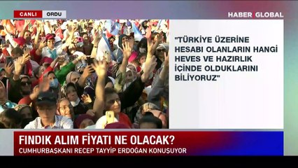 Erdoğan'ın dikkatini çeken '6'lı masa' pankartı!