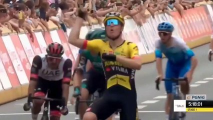 Tour de Pologne 2022 - Olav Kooij de la Jumbo-Visma (encore) gagne la 1ère étape en Pologne !