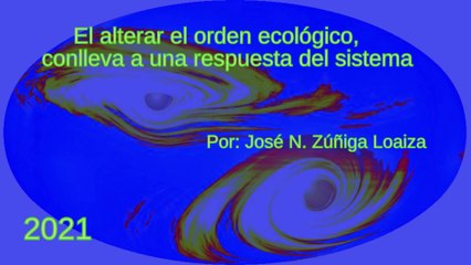 Consecuencias de afectar  la evolución natural de las especies y a su habitat