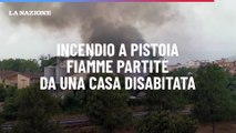 Incendio a Pistoia, fiamme partite da una casa disabitata