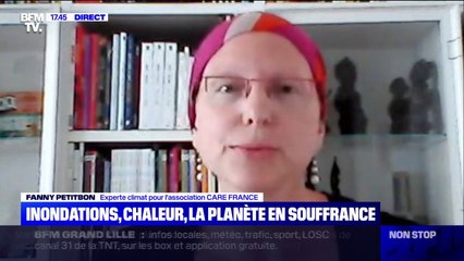 "Le changement climatique, [...] on est en train de se le prendre en plein visage", alerte Fanny Petitbon, (CARE France)
