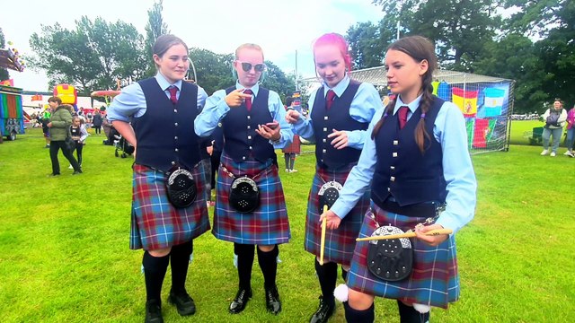 The 2022 Scottish Pipe Band Championships, Dumbarton.