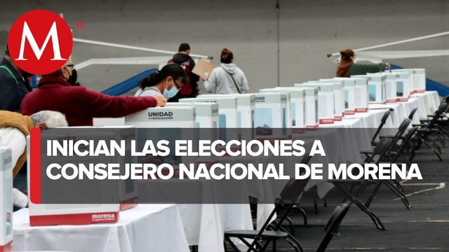Se lleva a cabo votación de Morena para elegir a su consejo nacional