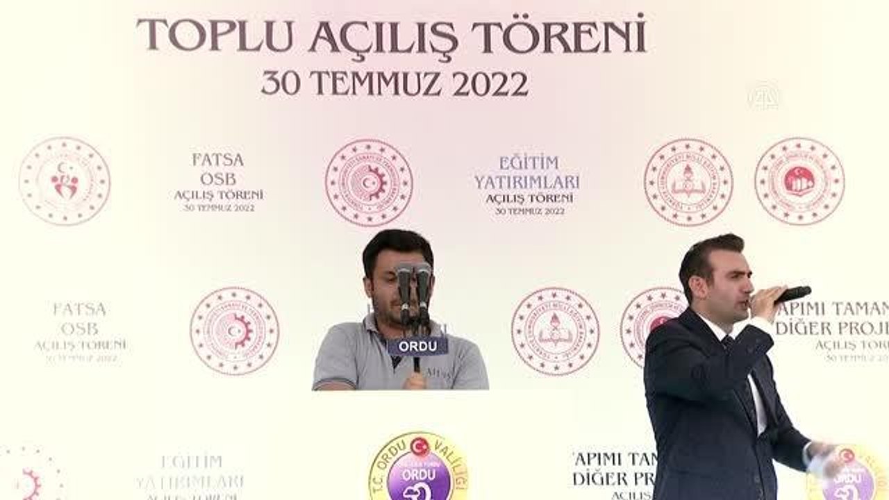Bakan Kasapoğlu: "Bugün hem stadı hem de spor lisesini açacağız"