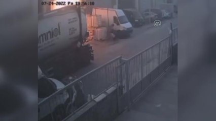 Son dakika haber: Kimya imalathanesi yangınına ilişkin yeni görüntüler ortaya çıktı