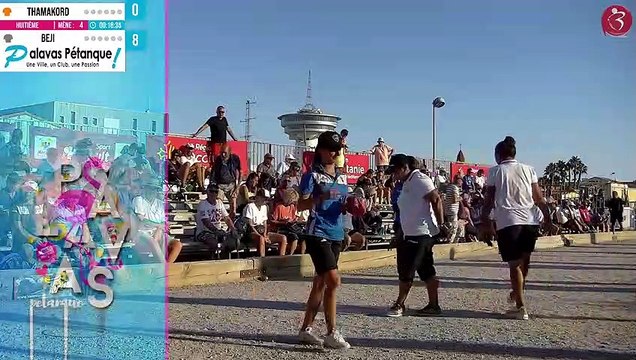 Huitième du triplette - 10ème International féminin à pétanque de Palavas 2022