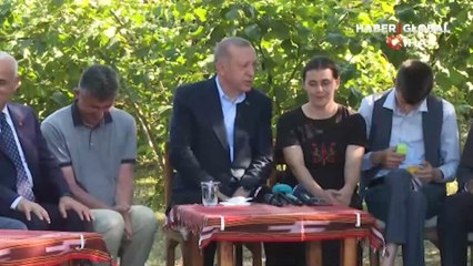 Erdoğan'ın üreticiyle dikkat çeken fındık diyaloğu