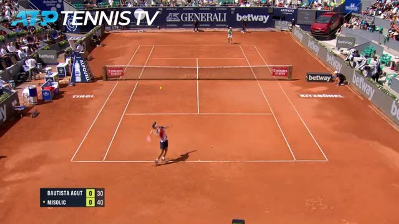 Highlights: Bautista Agut gewinnt Kitzbühel-Finale