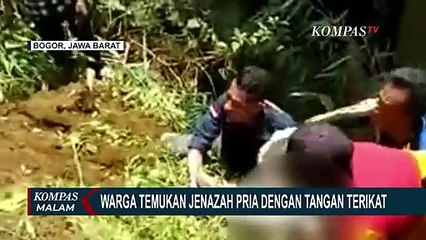 Usaha Keras Evakuasi Jenazah Pria Terikat dengan Kondisi Mengenaskan