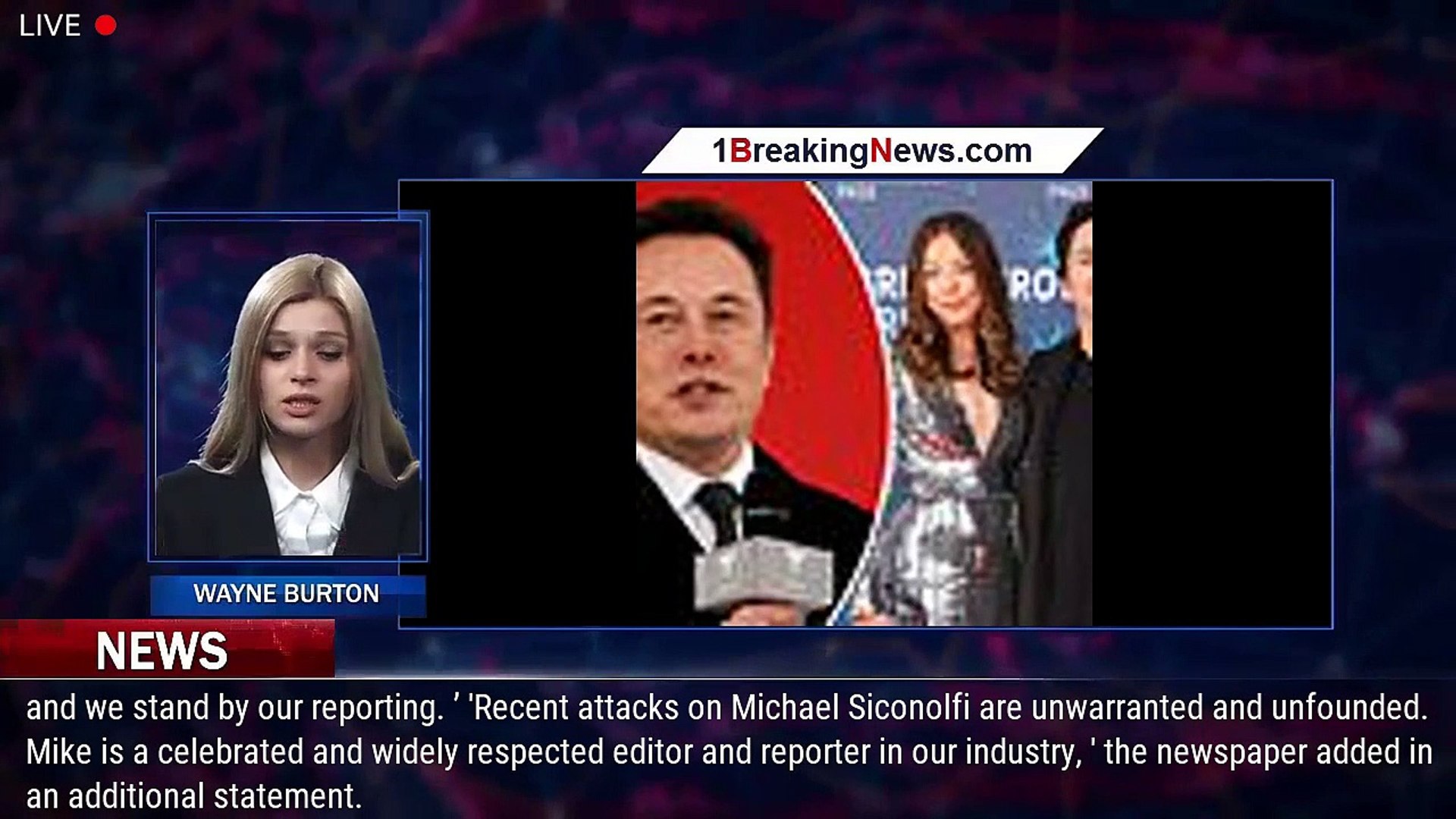 ⁣WSJ defends editor under attack from Elon Musk over claim he had an affair with Sergey Brin's  