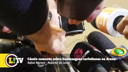 Cássio comenta sobre homenagens corintianas