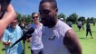 Miles Sanders talks about second-team reps and trying to stay healthy