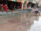 SriGanganagar जिम्मेदारों की अनदेखी से पानी निकासी बनी पहेली