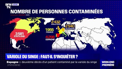 Download Video: Variole du singe: plus de 18.000 cas recensés dans le monde depuis mai, dont 70% en Europe