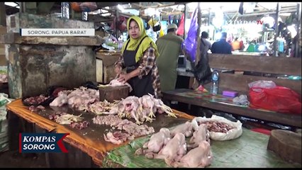 Download Video: Ini Alasan Naiknya Harga Daging Ayam Potong Di Pasar Remu Sorong