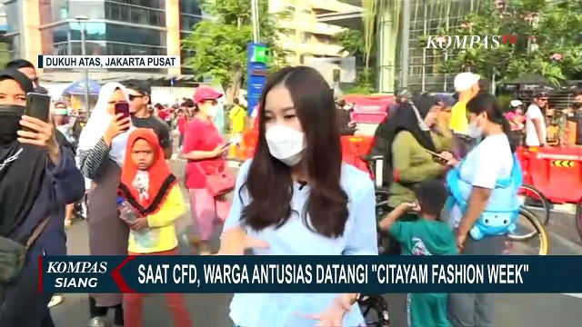 Citayam Fashion Week di CFD, Warga Ramai Datangi Kawasan Dukuh Atas pada Minggu Pagi