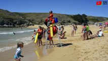 Belle-Ile-en-mer |  Bain estival à Donnant  |  Belle-Ile Télévision TVBI