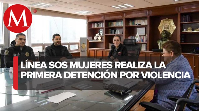 Sheinbaum destaca primera detención a través de la Línea SOS Mujeres