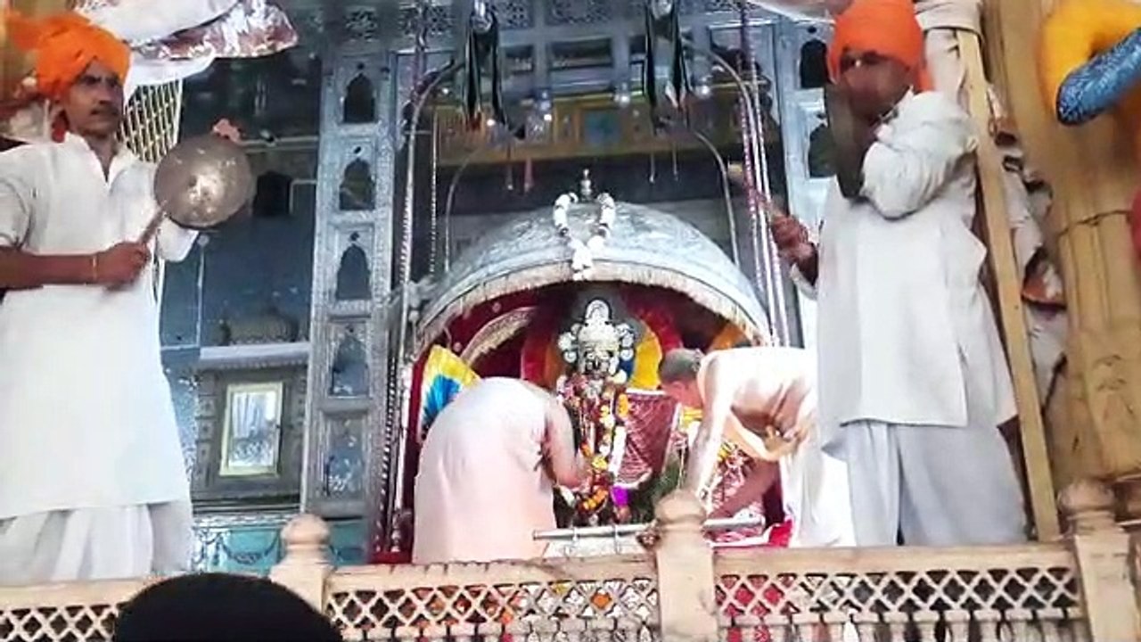 सावनी तीज पर भगवान की झूला झांकी के दर्शनों को...