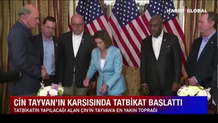 Çin Tayvan'ın karşısında tatbikat başlattı: Roketler art arda fırlatıldı!