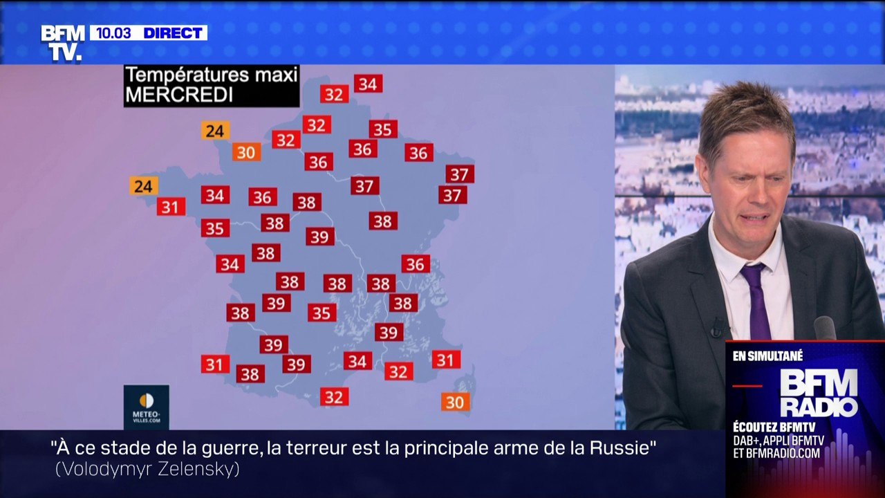 Quelles sont les températures attendues pour la 3e vague de chaleur de l'été ?
