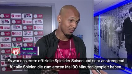 Fabinho nach Sieg: "Sehr intensives Spiel"