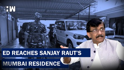 Download Video: Patra Chawl Scam: ED Reaches Sanjay Raut's Mumbai Residence After He Skips Summons| BJP Shivsena