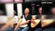Böyle yolculuk görülmedi: Üsküdar-Çekmeköy metrosunda dans ederek gittiler