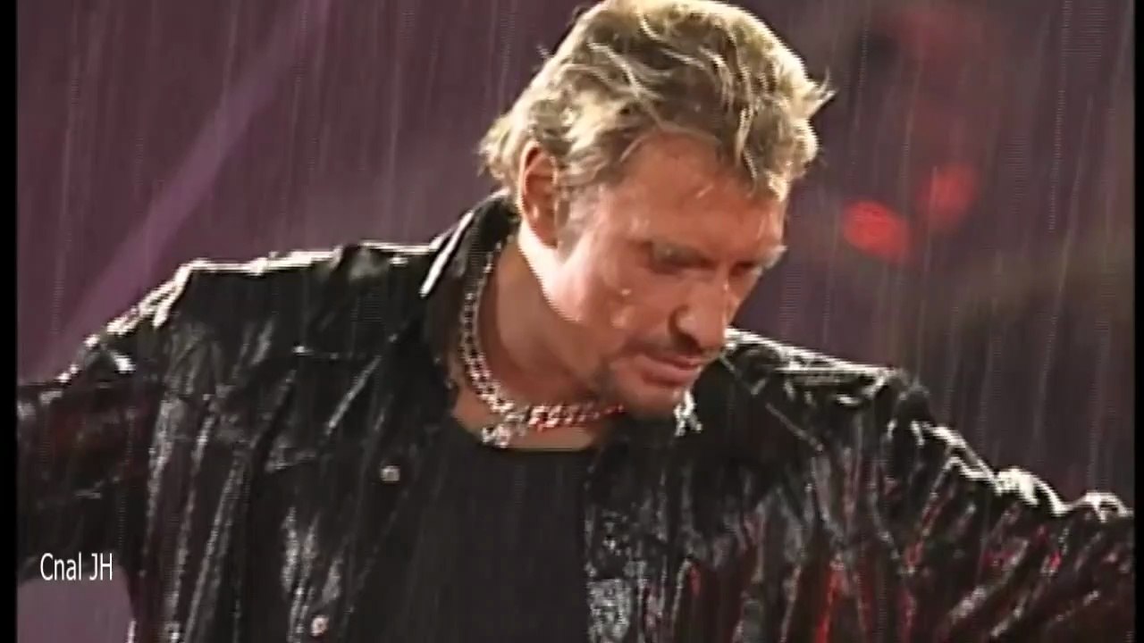 Johnny Hallyday - concert du 11 septembre sous la pluie - 1998