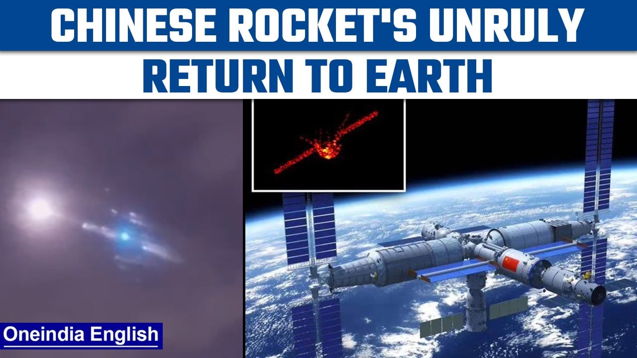 Chinese rocket debris crashes into the Indian ocean, NASA slams the crash | Oneindia news *Space