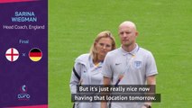 90,000 Wembley sellout 'just a game' for Wiegman's Lionesses