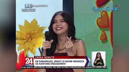 EB Dabarkads, binati si Maine Mendoza sa kanyang engagement | 24 Oras Weekend