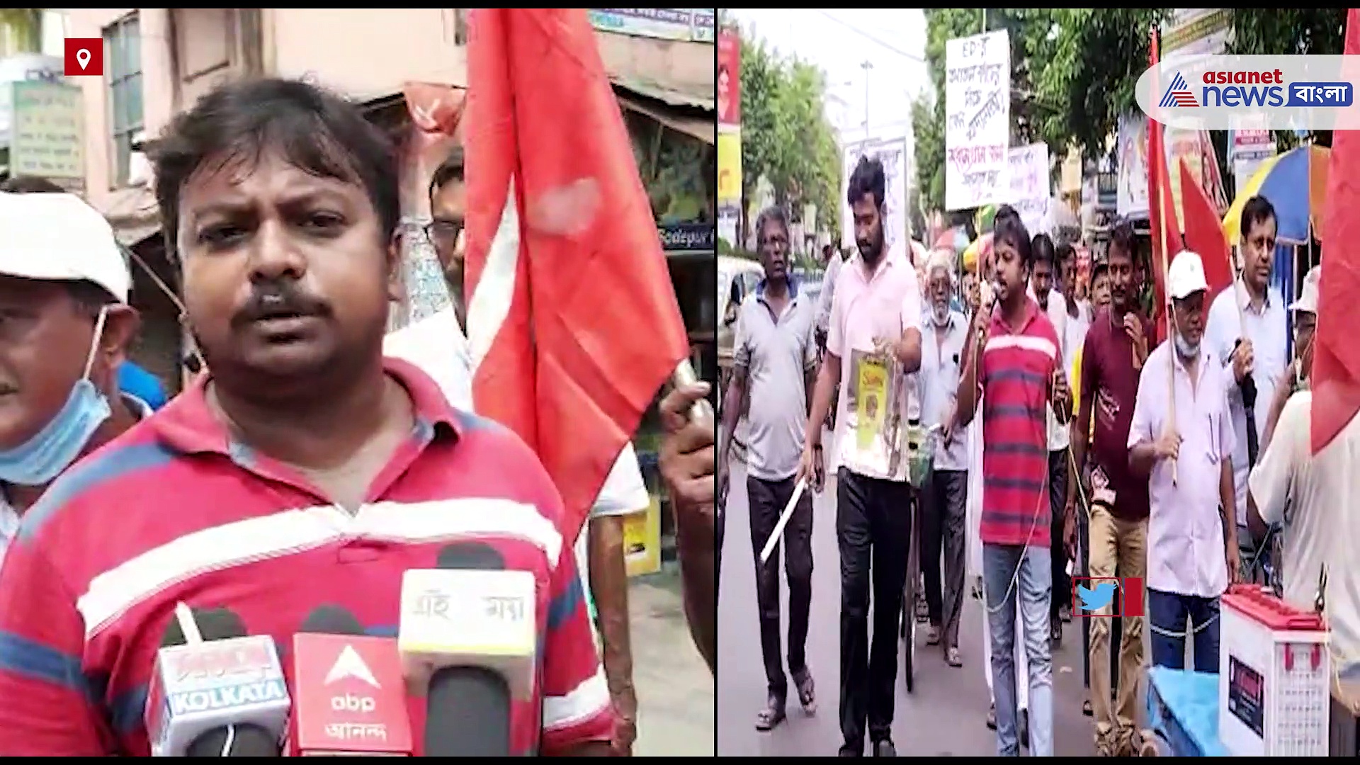 SSC দুর্নীতির প্রতিবাদে, মধ্যমগ্রামে ঢ্যাঁড়া পিটিয়ে অভিনব প্রচার CPIM-এর 