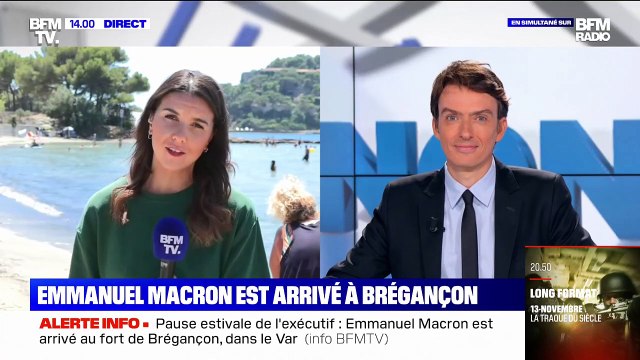 Emmanuel Macron est au fort de Brégançon pour une pause studieuse