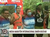 Atletas Marvin Blanco y Winston Palma triunfaron en la Media Maratón Simón Bolívar Caracas 21K