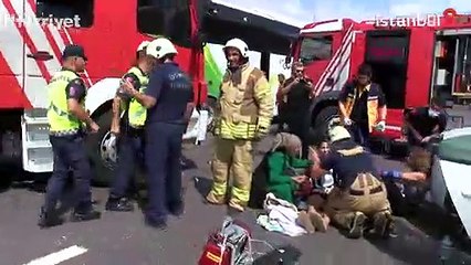 Kuzey Marmara Otoyolu'nda zincirleme kaza