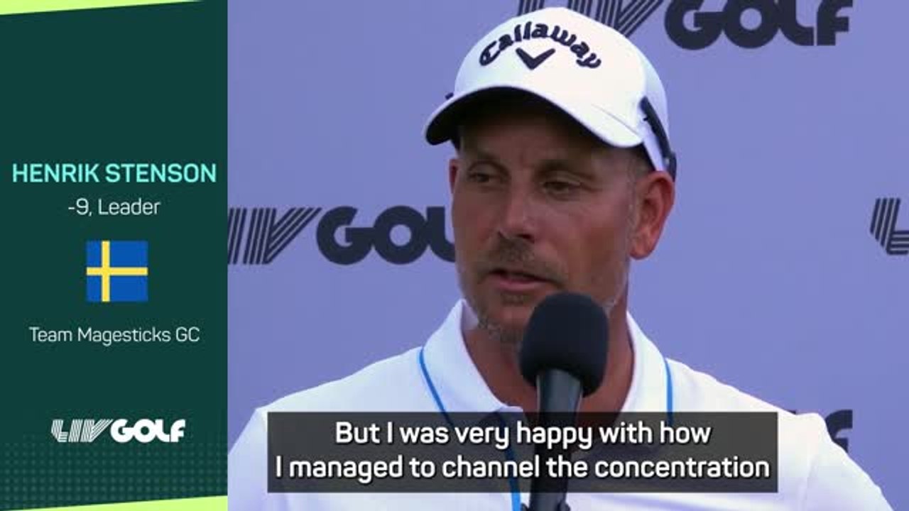 Stenson 'happy' with performance after emotional week