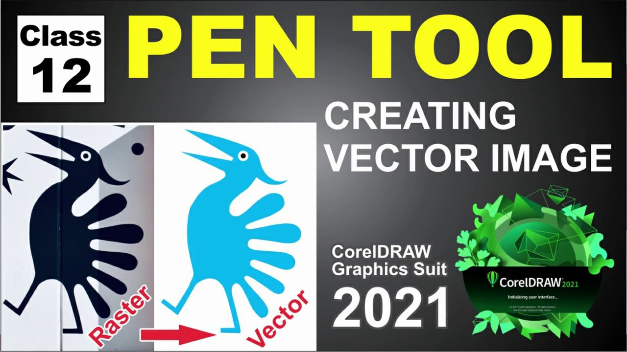 How To Create Vector Art With Pen Tool in Coreldraw | Draw Vectors ...